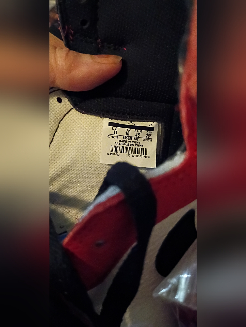 Nike Air Jordan 1 Retro High OG Red/White/Black Sneakers spider man origin story - Picture 9 of 15